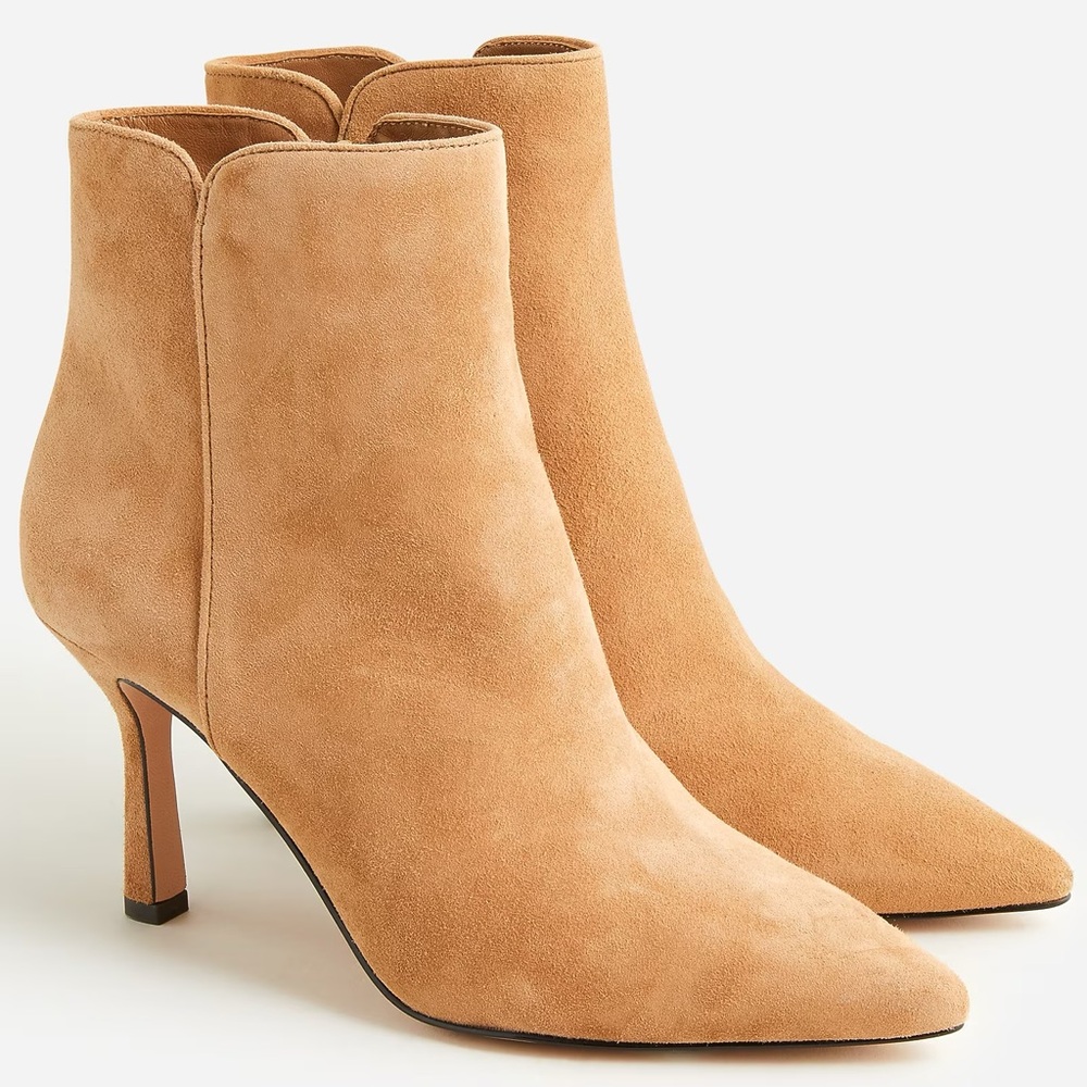 NIB - J.Crew Pointed-toe ankle boots in suede - Size 9